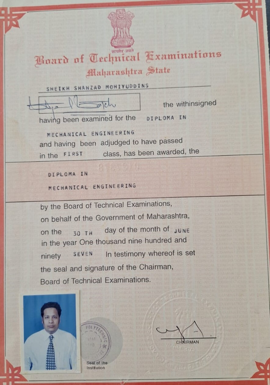 Skyrocket Certificate